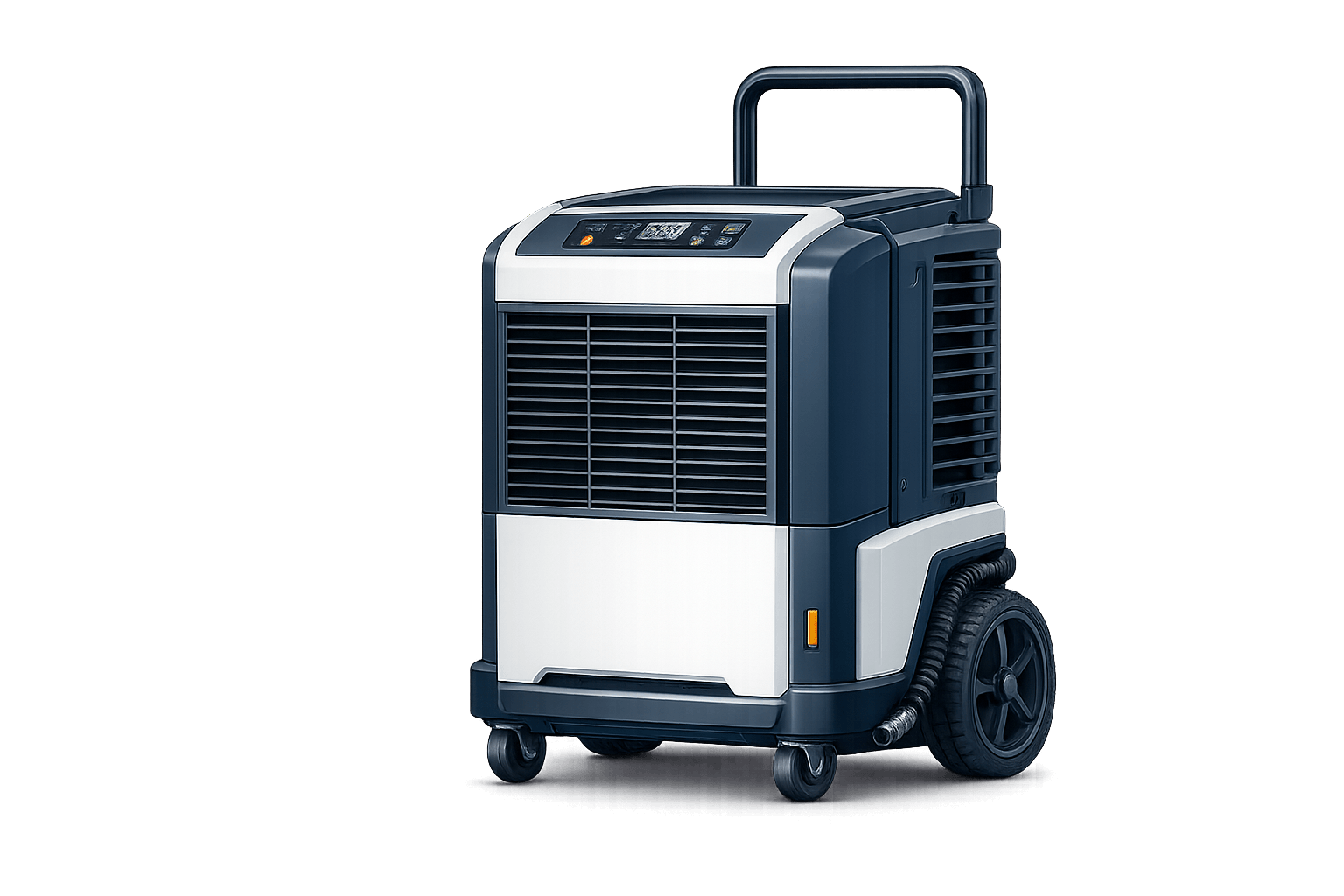 Low temperature dehumidifier built with defrost systems for cold rooms